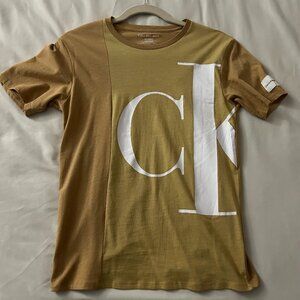 Calvin Klein Jeans Beige Graphic Shirt